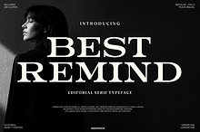 Best Remind - Editorial Serif Font