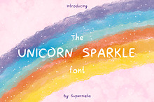The Unicorn Sparkle font