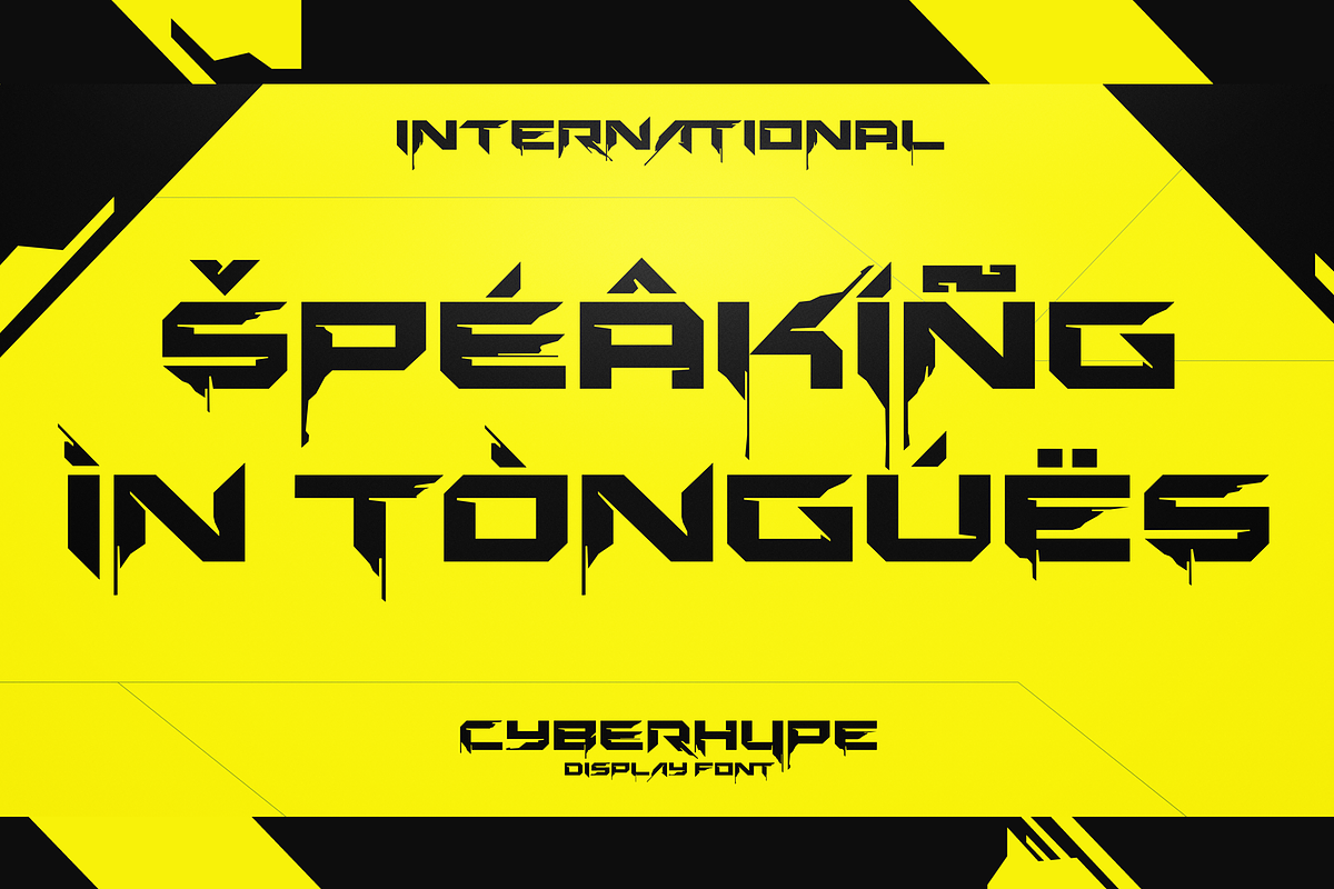 CYBERHYPE FONT preview 8