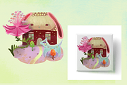 Cozy Garden Tales Clipart, a Seasonal Illustration by FaliushViktoriaArtist (Thumbnail 6 of 16)