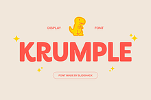 Krumple - Display Font