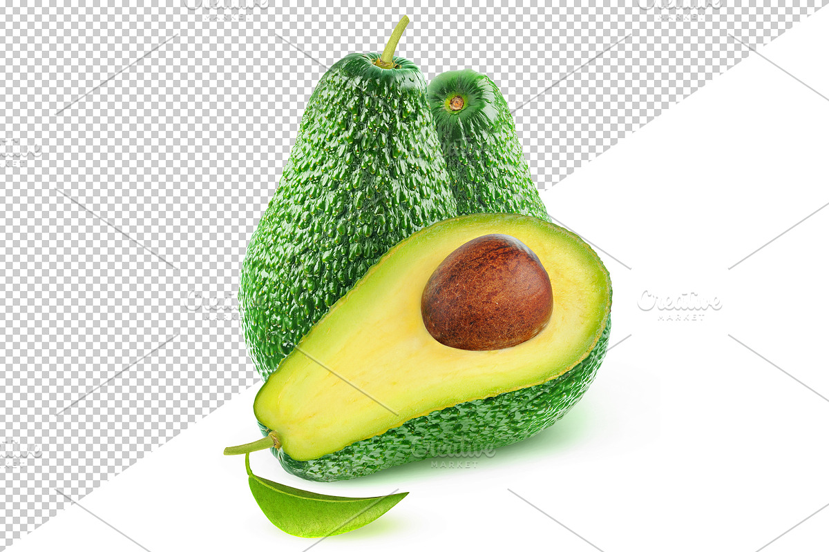 Cut avocado fruits preview 2