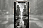 Black & White NYC Cityscape phone ba, a Graphic by Kalindiprints (Thumbnail 2 of 6)