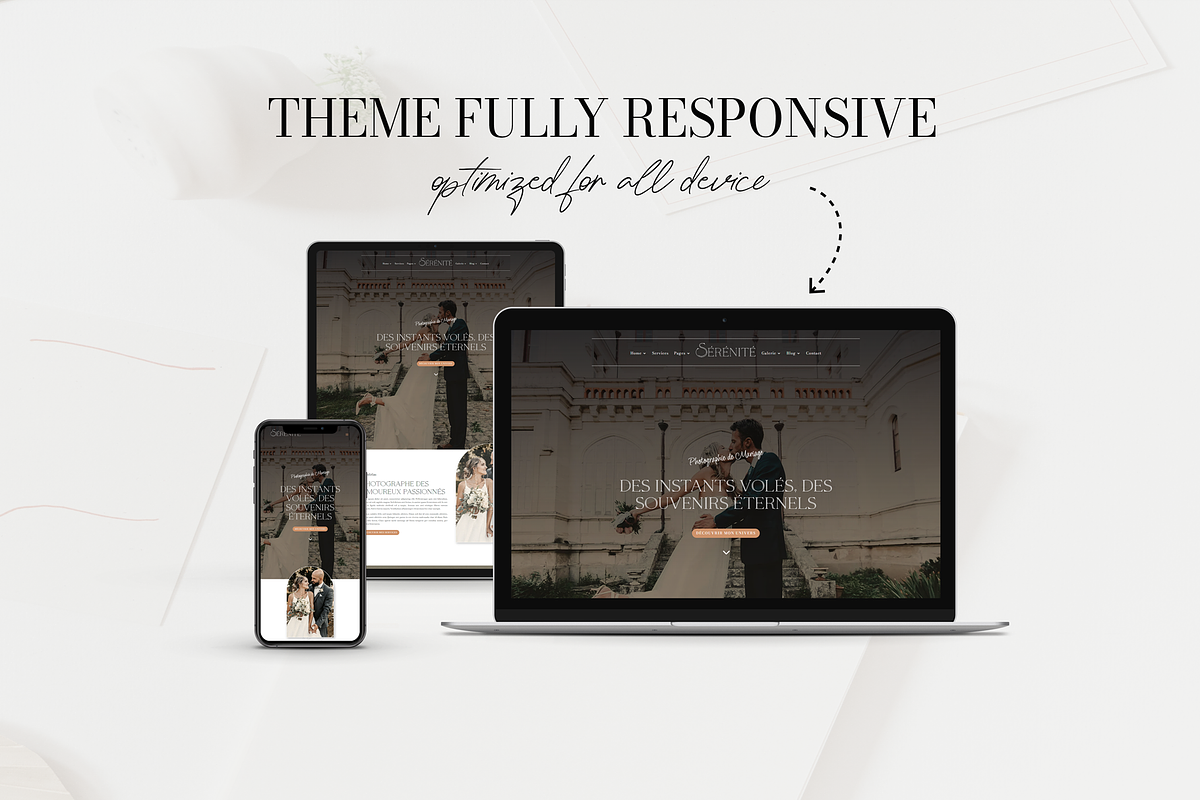 Sérénité Wordpress Divi Theme, a WordPress Template by Studio Marmotte (Photo 2 of 7)