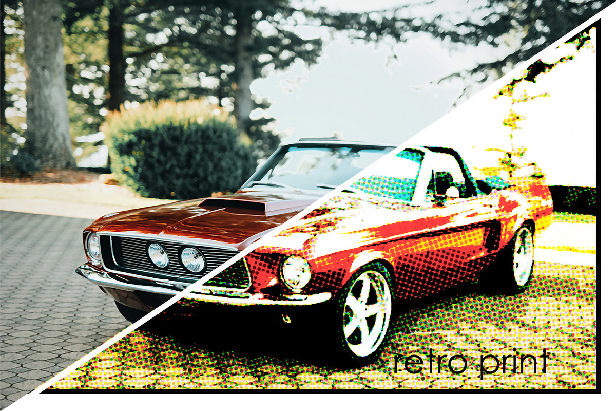 Vintage Look Photoshop Actions Pack, an Action Add-On by Voleshads (Photo 7 of 15)