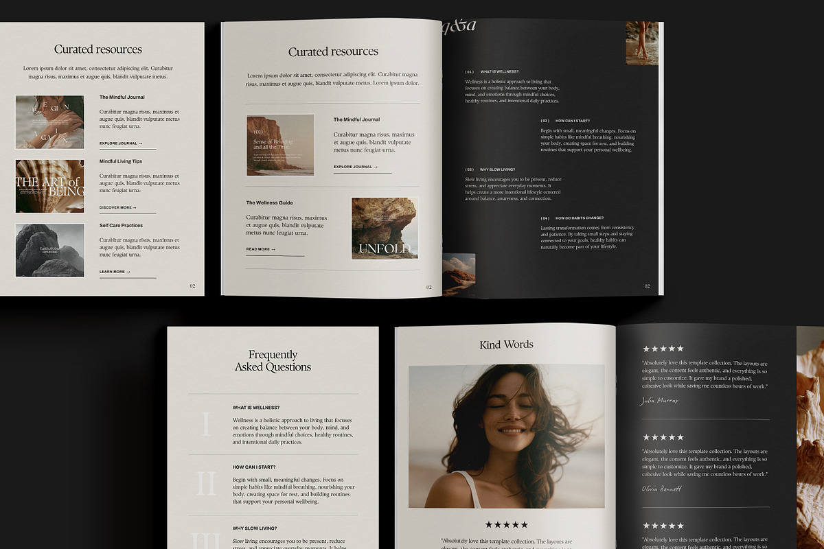 Editorial Workbook Template, a Magazine Template by Wildnun Studio (Photo 19 of 24)