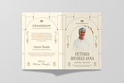 Funeral Program Bifold Brochure, a Flyer Template by Annora Studio (Thumbnail 4 of 6)
