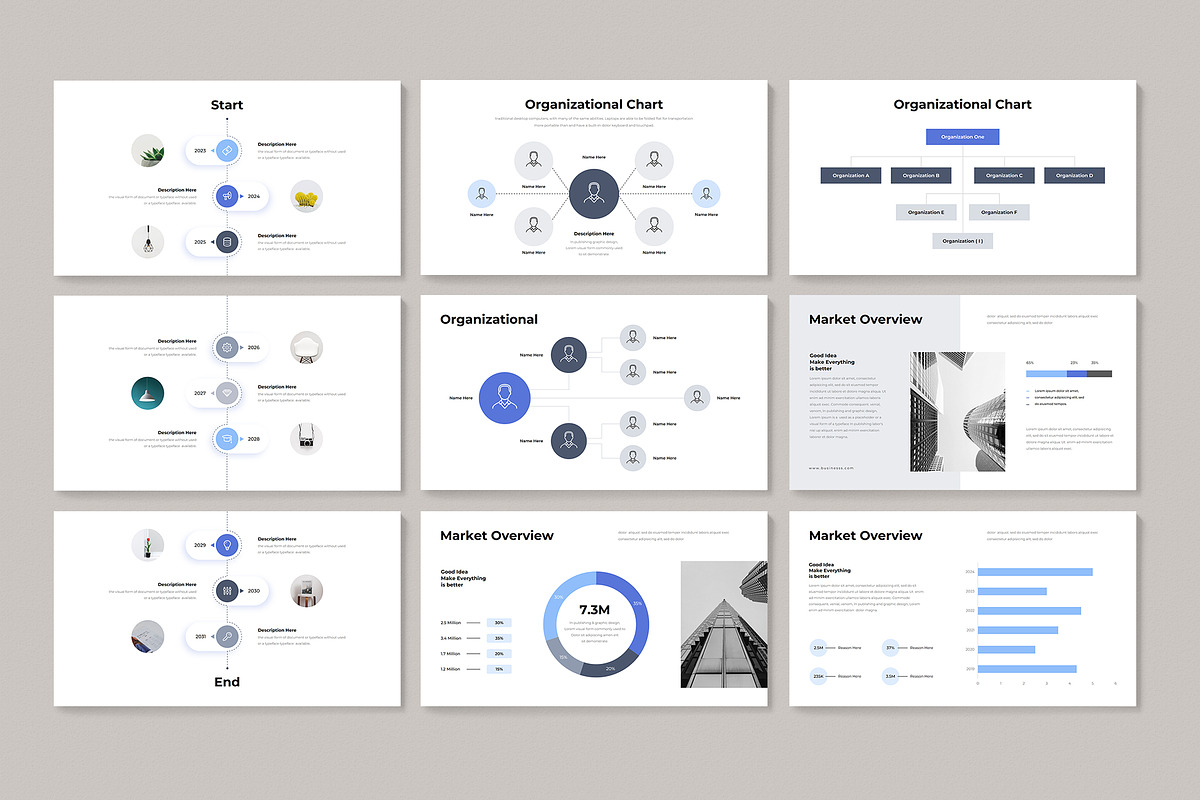 Pitch-Deck Presentation Template, a Presentation Template by GenerousArt (Photo 7 of 38)