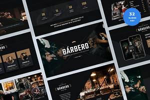 Barber Shop Keynote Template