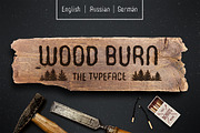 WoodBurn. Handcrafted Font, a Sans Serif Font by Cosmic Store (Thumbnail 1 of 6)