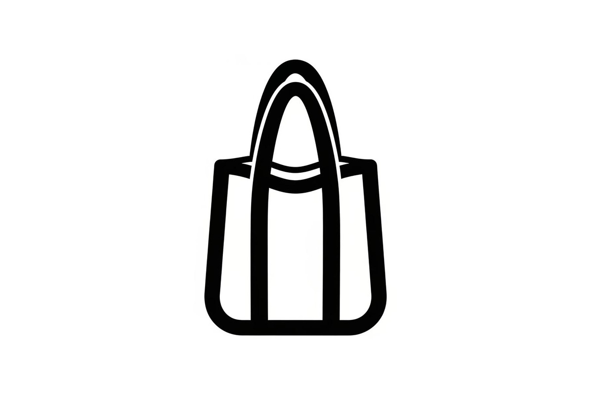 Reusable Tote Bag Minimal Silhouette, an Illustration by musafir_fashion (Photo 4 of 14)