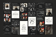 Black Friday Instagram Posts | Canva, a Social Media Template by Meraki Templates (Thumbnail 5 of 8)