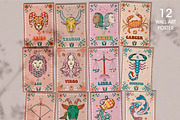 ZODIAC COLLECTION, a Pattern Graphic by MSNTY STUDIOX (Thumbnail 4 of 21)