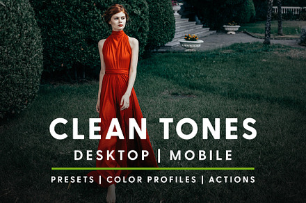 Clean Tones - Actions & Presets, an Action Add-On by Hydrozi Presets
