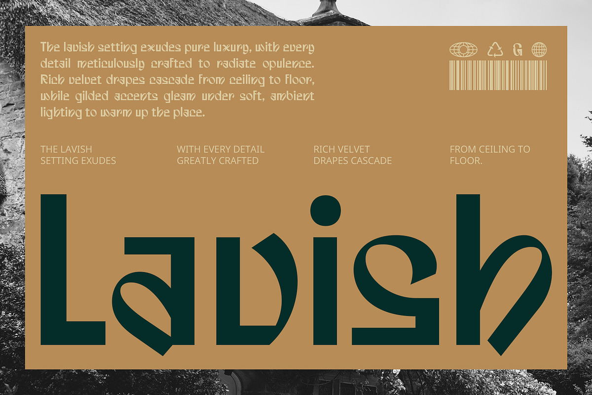 CS Halora – Decorative Font, a Sans Serif Font by Craft Supply Co. (Photo 2 of 8)