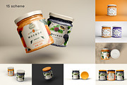 Jam Jar Mockup, a Cups & Container Mockup by dpi (Thumbnail 1 of 6)