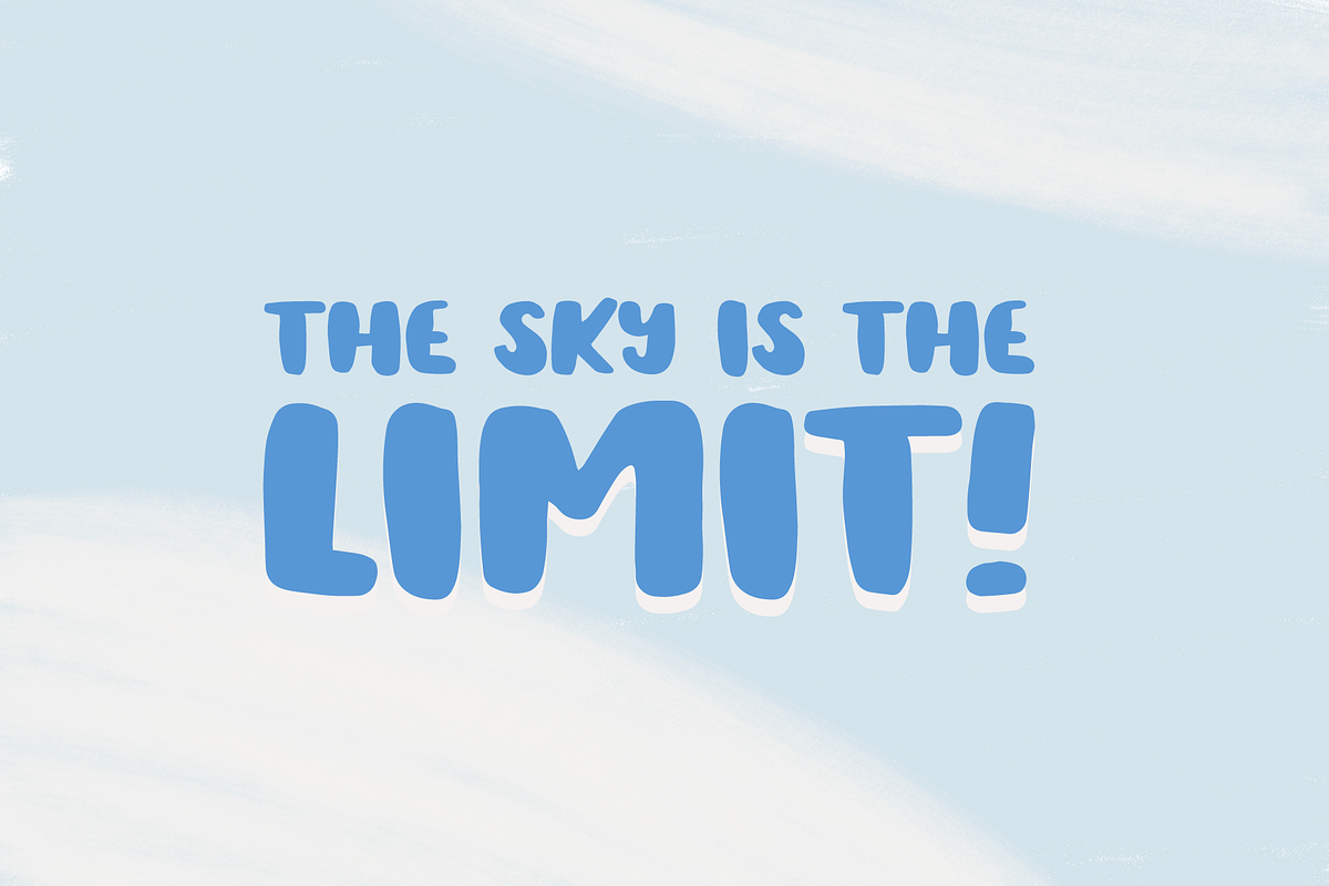 Cloud Nine Round Bold Font, a Font by Forth and Wild (Photo 4 of 6)