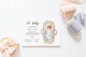 Wedding Horizontal 7x5 Card Mockup