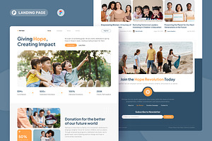 Non-Profit Charity Landing Page