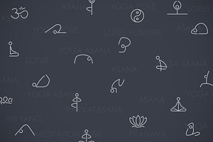 Yoga Thinline Icons