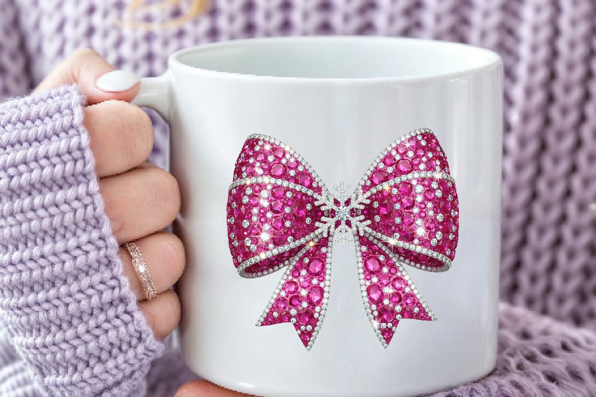 Sparkling Diamond Christmas Bow Png, an Illustration by Dream Creation (Photo 5 of 5)