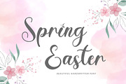 Spring Easter, a Handwritten Font by Yoga Letter (Thumbnail 1 of 6)