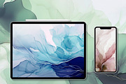 Watercolor Abstract Backgrounds, a Background Graphic by ArtIrisArt (Thumbnail 3 of 3)