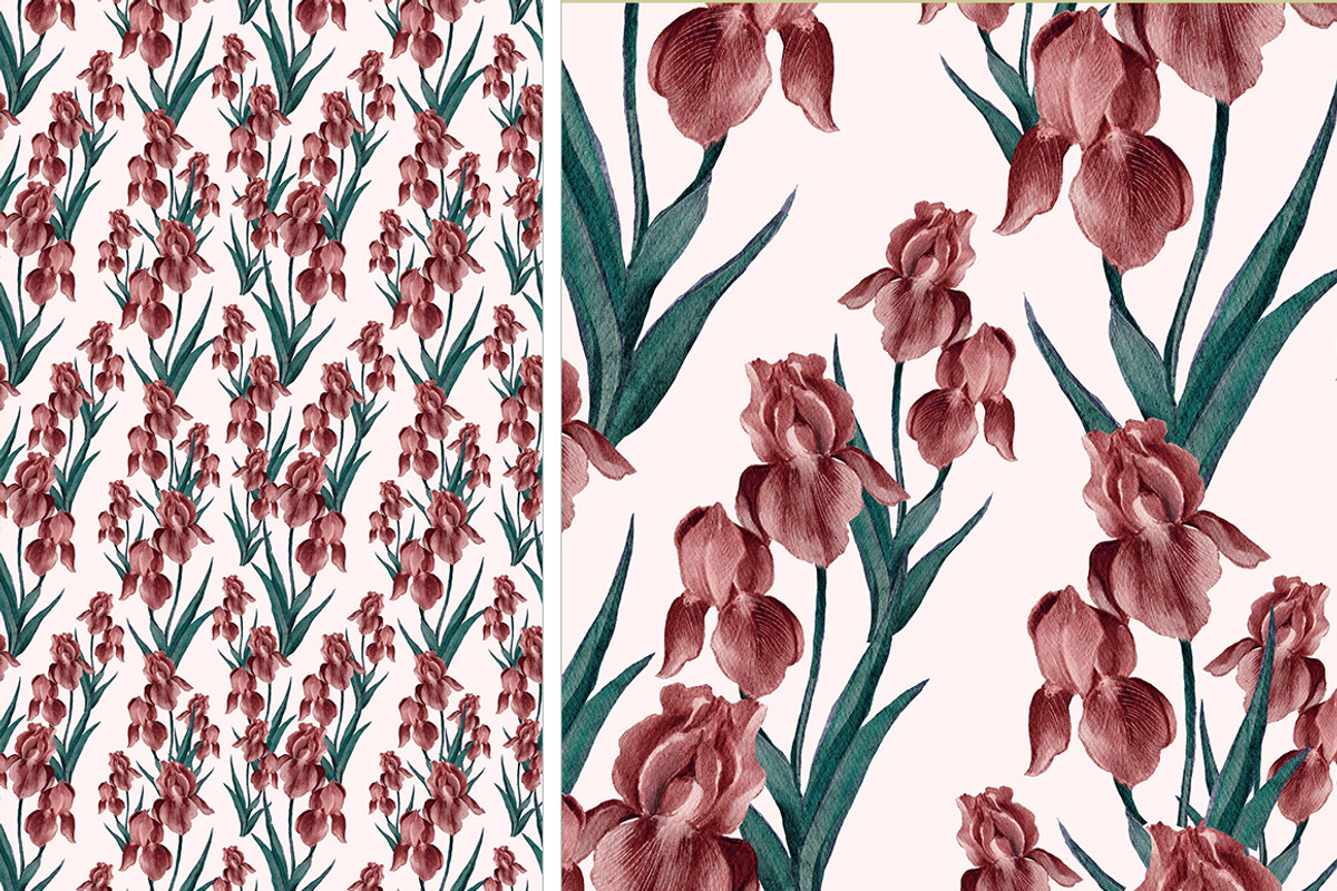 6 JPG+PSD /Flower Pattern, a Pattern Graphic by Theraphosath (Photo 3 of 7)