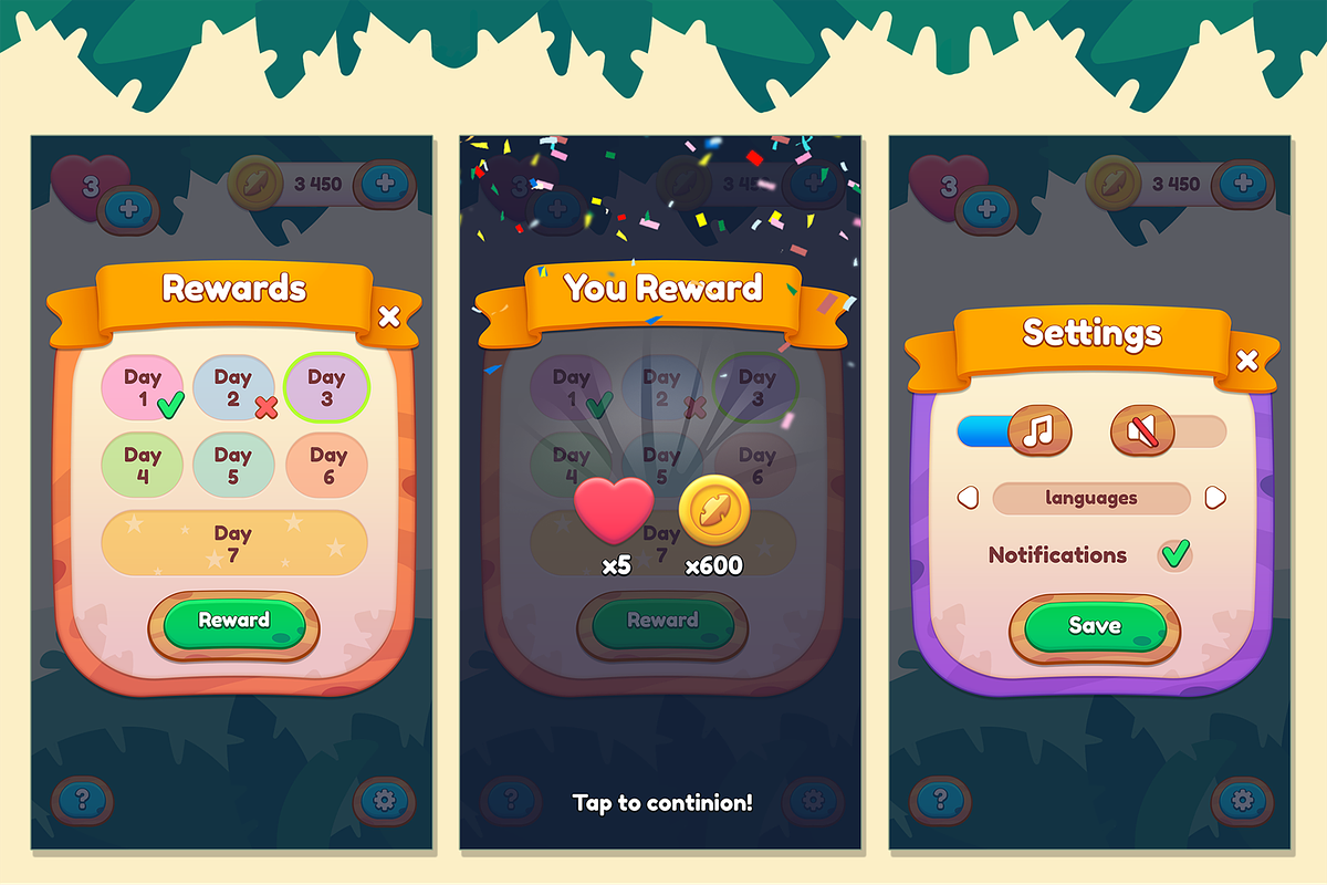 Tropical GUI Pack, an Object Graphic by KartInnka (Photo 15 of 15)