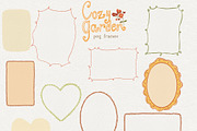 Fall Floral Backgrounds & Overlays, a Decorative Illustration by whiteheartdesign (Thumbnail 18 of 19)