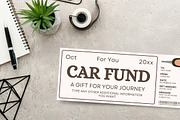 Car Fund Gift Voucher Template, a Card Template by Snapybiz (Thumbnail 2 of 9)