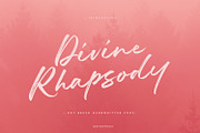 Divine Rhapsody, a Script Font by NUGS (Thumbnail 1 of 7)