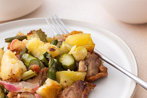 Stewed duck fillet with potatoes, a Food & Drink Photo by Pundateam