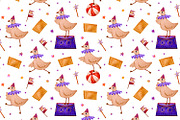 Festive Goose Party Clipart Set, an Animal Illustration by the_myro (Thumbnail 8 of 17)