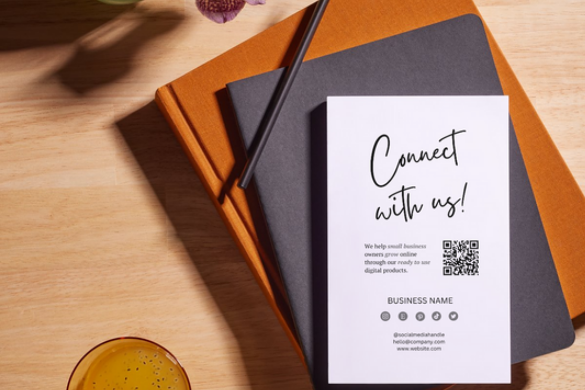 Social Media QR Code Sign Template, a Card Template by Climbwithelevator (Photo 8 of 11)