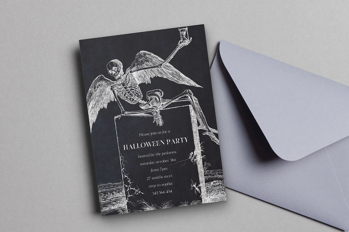Halloween Party Invitation, an Invitation Template by ForeverPrint (Photo 1 of 5)