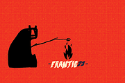 Frantic73 - A Display Font, a Font by Bend Industries (Thumbnail 5 of 7)