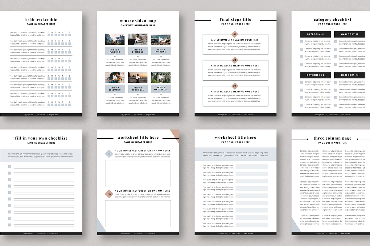Course Resource Bundle for Coaches, a Design Template by Studio Soluna (Photo 5 of 43)