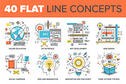 Flat Line Concepts, an Education Illustration by Maxim_Basinski (Thumbnail 1 of 2)