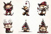 Whimsical Fox Clipart, an Illustration by DreamCafeArt (Thumbnail 4 of 7)