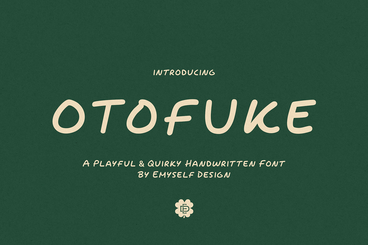 ED Otofuke - Playful & Quirky Font, a Handwritten Font by Emyself Design (Photo 1 of 10)