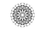 Ornamental Black White Mandala Pack, a Decorative Illustration by NJ Himel (Thumbnail 72 of 103)