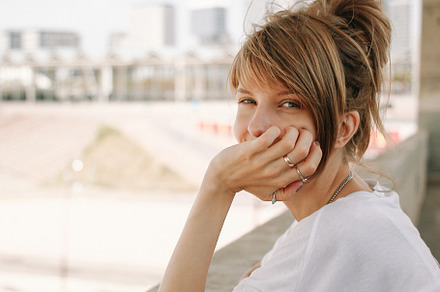 Woman portrait featuring barcelona, portrait, and blonde