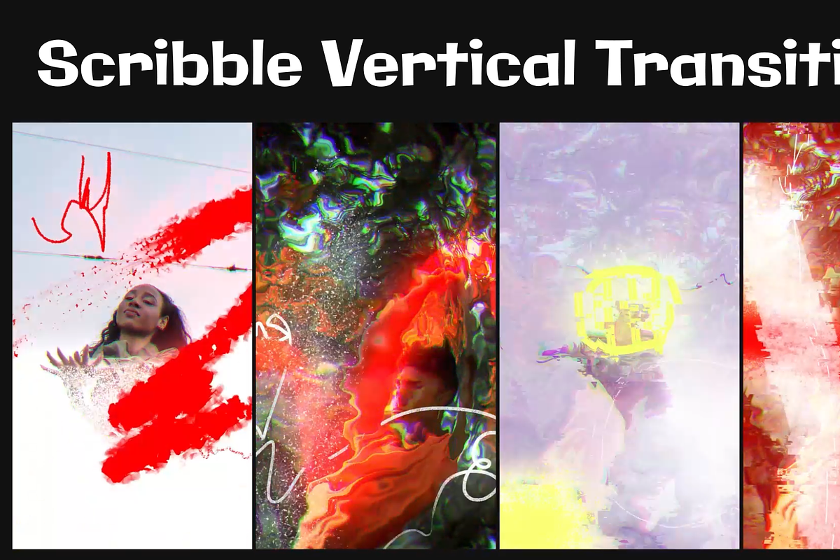 Vertical Transitions | Premiere Pro, a Social Media Template by FlashFXbox (Photo 2 of 2)