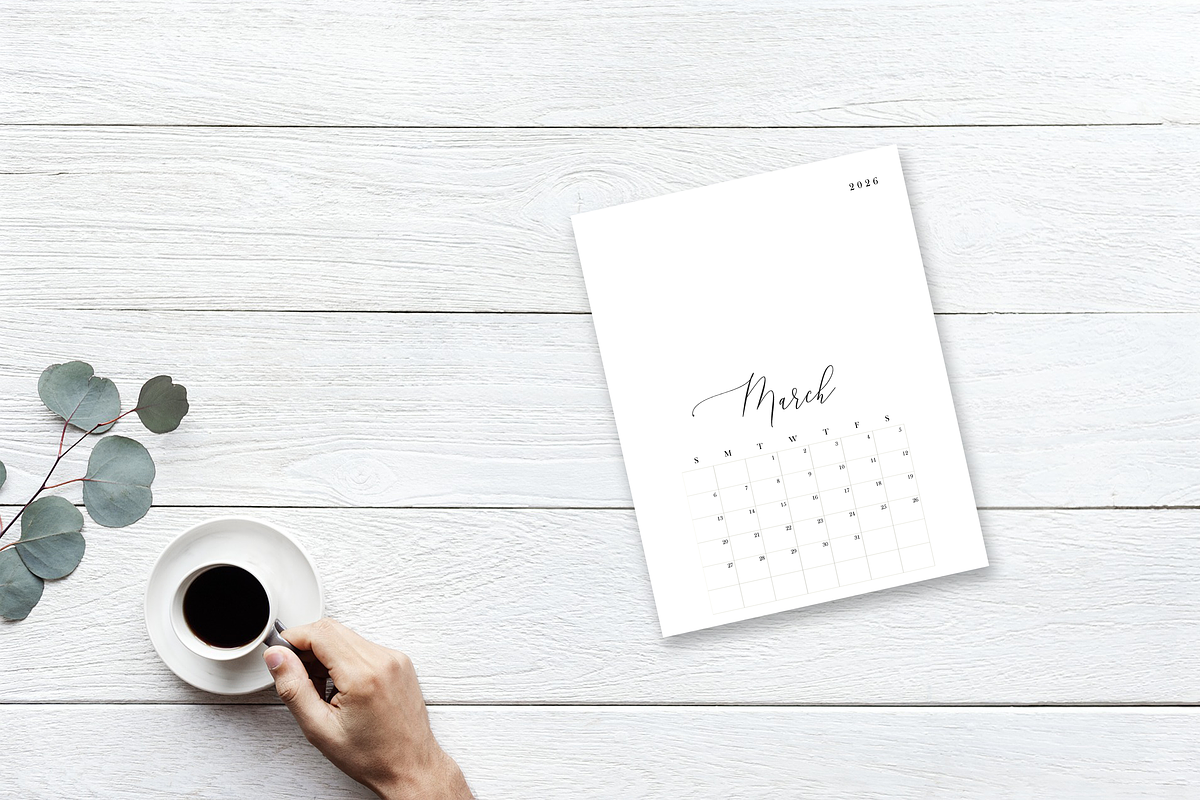 Classic Calendar Template 2026 a Templates Theme by DesignStudioTeti Classic Calendar Template 2026 a Templates Theme by DesignStudioTeti