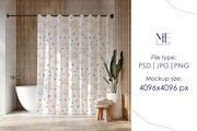 Shower Curtain Mockup, an Advertising Mockup by Mie Mockup Studio (Thumbnail 3 of 6)