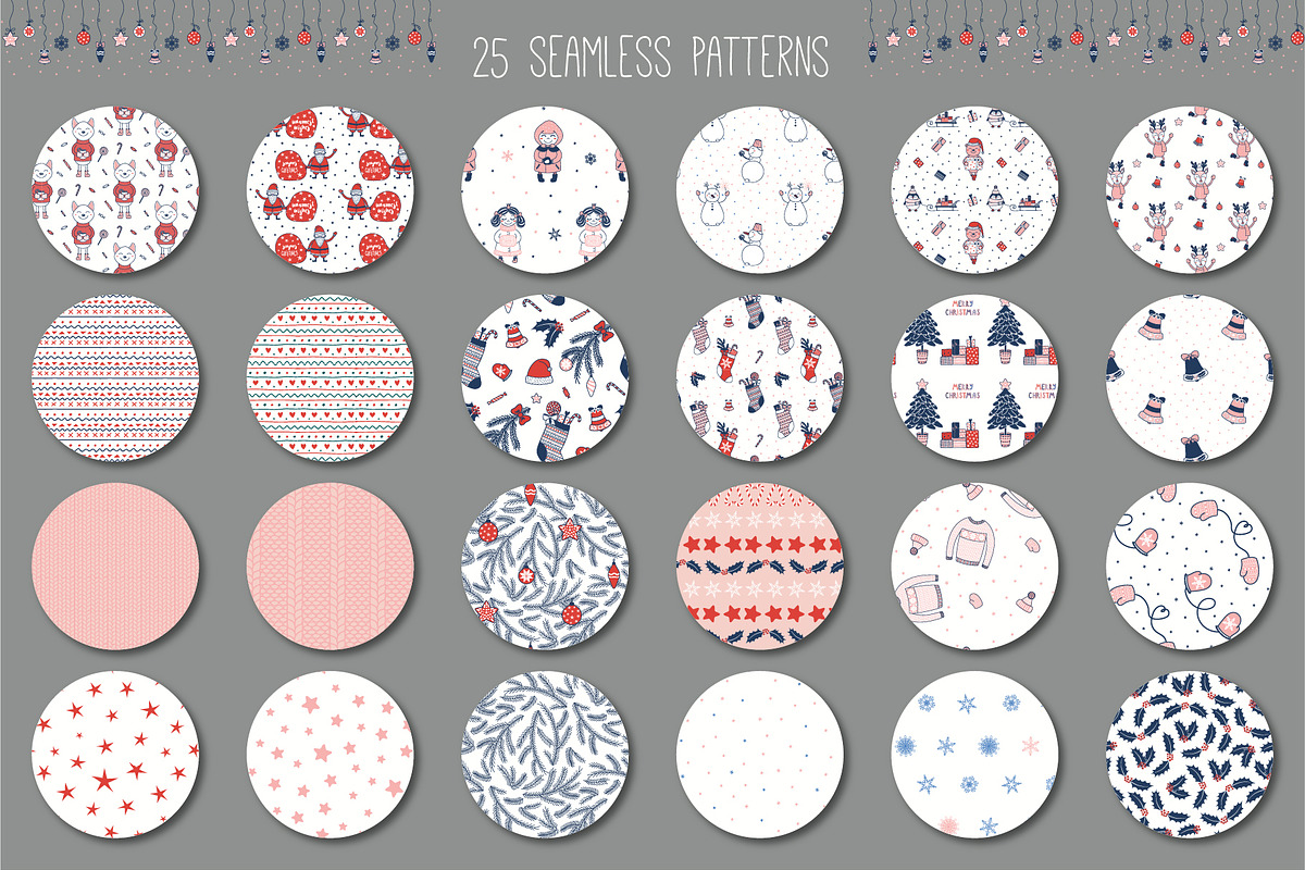 Lovely Christmas Cards & Patterns, a Seasonal Illustration by sceptical cactus (Photo 5 of 6)