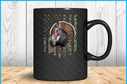 Turkey Graphic USAFlagTreeCamouflage, a Graphic by Creativeusart (Thumbnail 3 of 4)