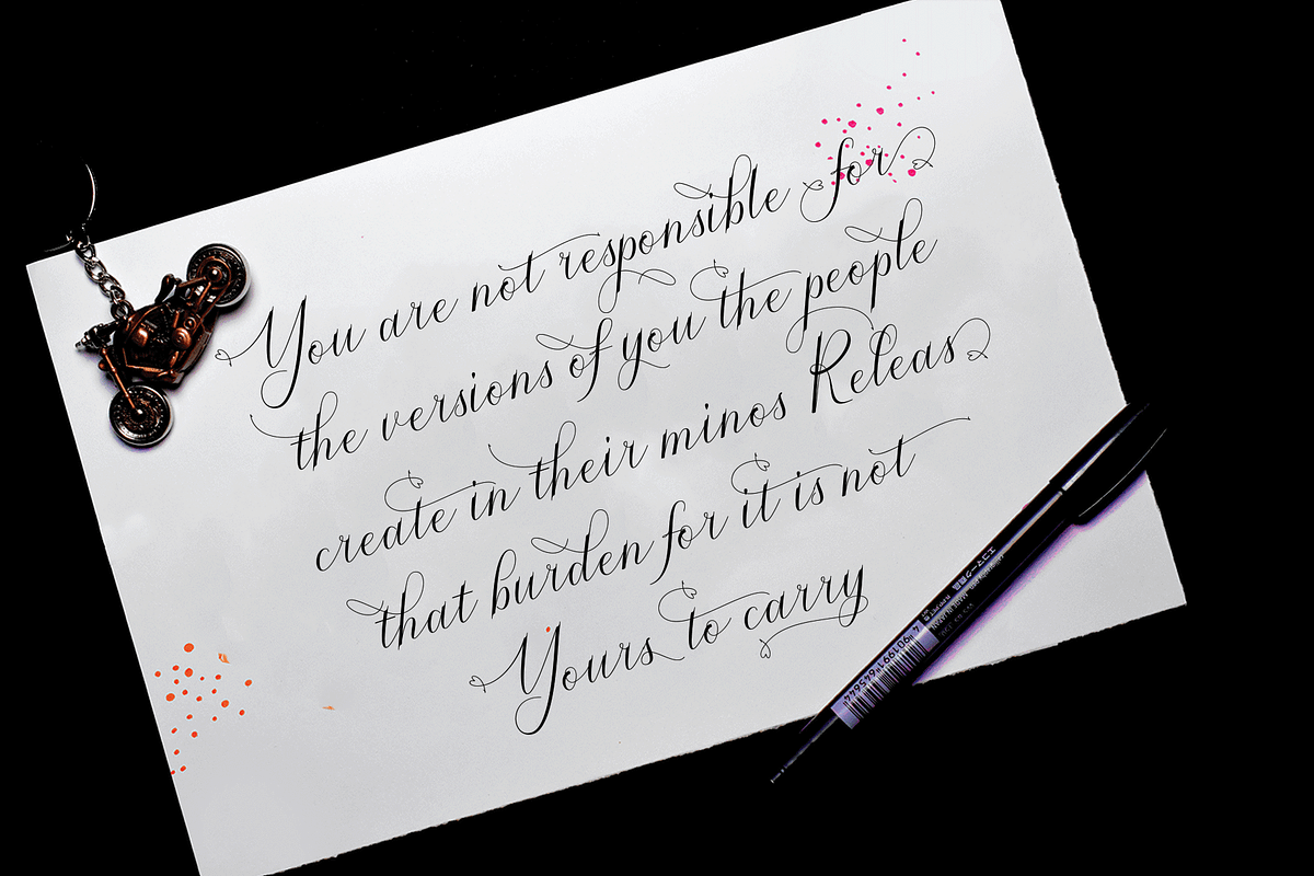 Songster, a Script Font by Deniz86 (Photo 3 of 16)