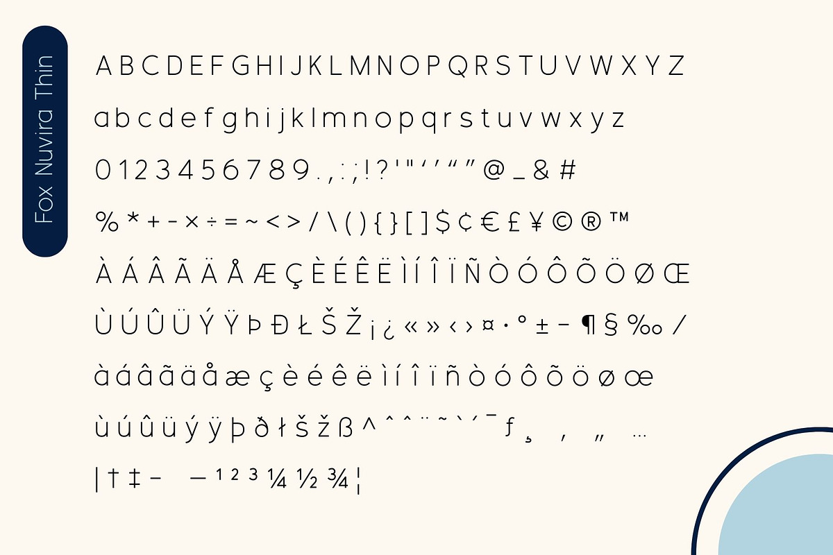 Fox Nuvira & Fox Petalia Font Duo, a Sans Serif Font by Fox7 By Rattana (Photo 9 of 13)